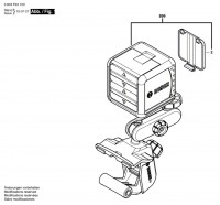 Bosch 3 603 F63 100 Quigo Laser Level / Eu Spare Parts